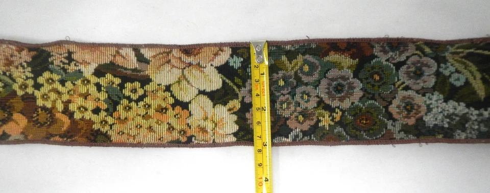 Princess Ribbon Elite Napples Mauve Floral Tapestry Wired 3" x 10yds - Image 2 of 2