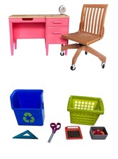 Our Generation School Academy 18 AG American Girl Teacher Desk Chair EUC