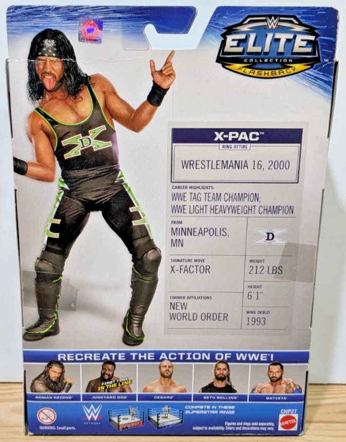 WWE 精英闪光 X-PAC 第一次在线欧洲标题系列 33 美泰 2014 — 第 2/4 张图片