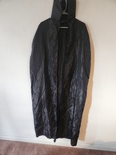 Men Women Black Vampire Cloak Cape Halloween Costume