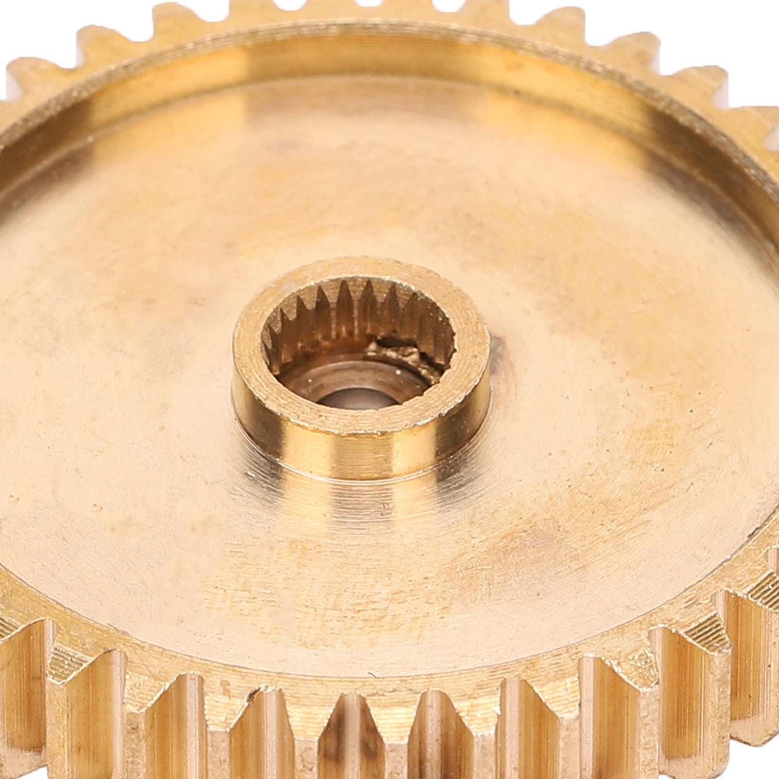Spur Gear Brass 40 Tooth For Servo 25 Tooth Spline 0.8 Mod Industrial Robot Part