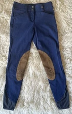 Tredstep solo Ireland riding breeches, Navy, PRE-OWNED, Sz. 24(runs small) 