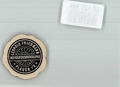 38126960 - 9900 Plauen Leopold Friedmann Weingrosshandlung Plauen i. V. Vignette