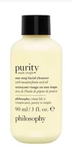 philosophy Purity Made Simple One-Step Facial Cleanser 3 oz/90 ml Mfg Sealed