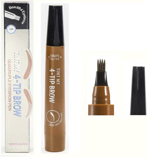 Penna per Sopracciglia Tatuaggio 2 Pezzi Impermeabile Marrone Chiaro