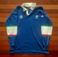 Italy Rugby Shirt 1998 1999 Canterbury Cotton Oxford Italia Maglia Jersey Large