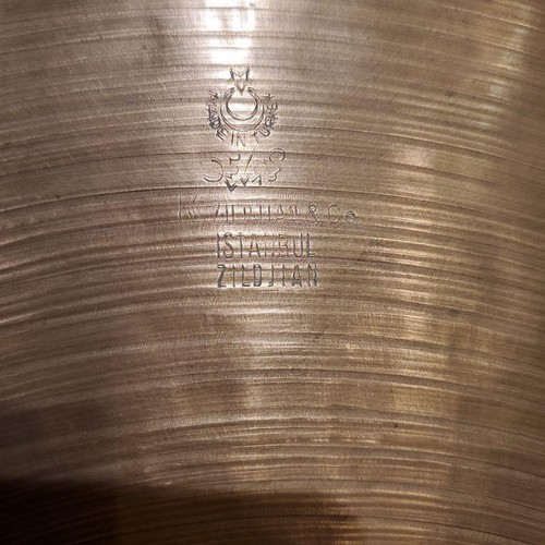 Vintage Istanbul Old K Zildjian Cymbal 18in 1502g Sizzler Model Used Authentic - Picture 4 of 16