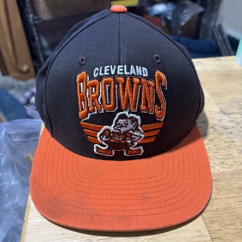 Cleveland Browns SnapBack Mitchell & Ness Osfm - Picture 1 of 14