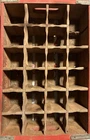 Coca-Cola Vintage Wooden Bottle Carrier Crate Red with Dividers