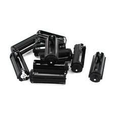 10 Pcs 3 x 1.5V AAA Battery Holder Spring Case Box Black for Flashlight Torch