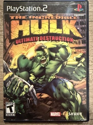 Incredible Hulk: Ultimate Destruction; Boxed (Sony PlayStation 2, 2005)