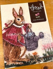 Thread painting Bunnies In My Garden embroidery book Mcwhenny