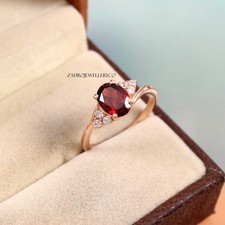 Garnet Ring, 925 Sterling Silver, Stunning Ring, Engagement Ring