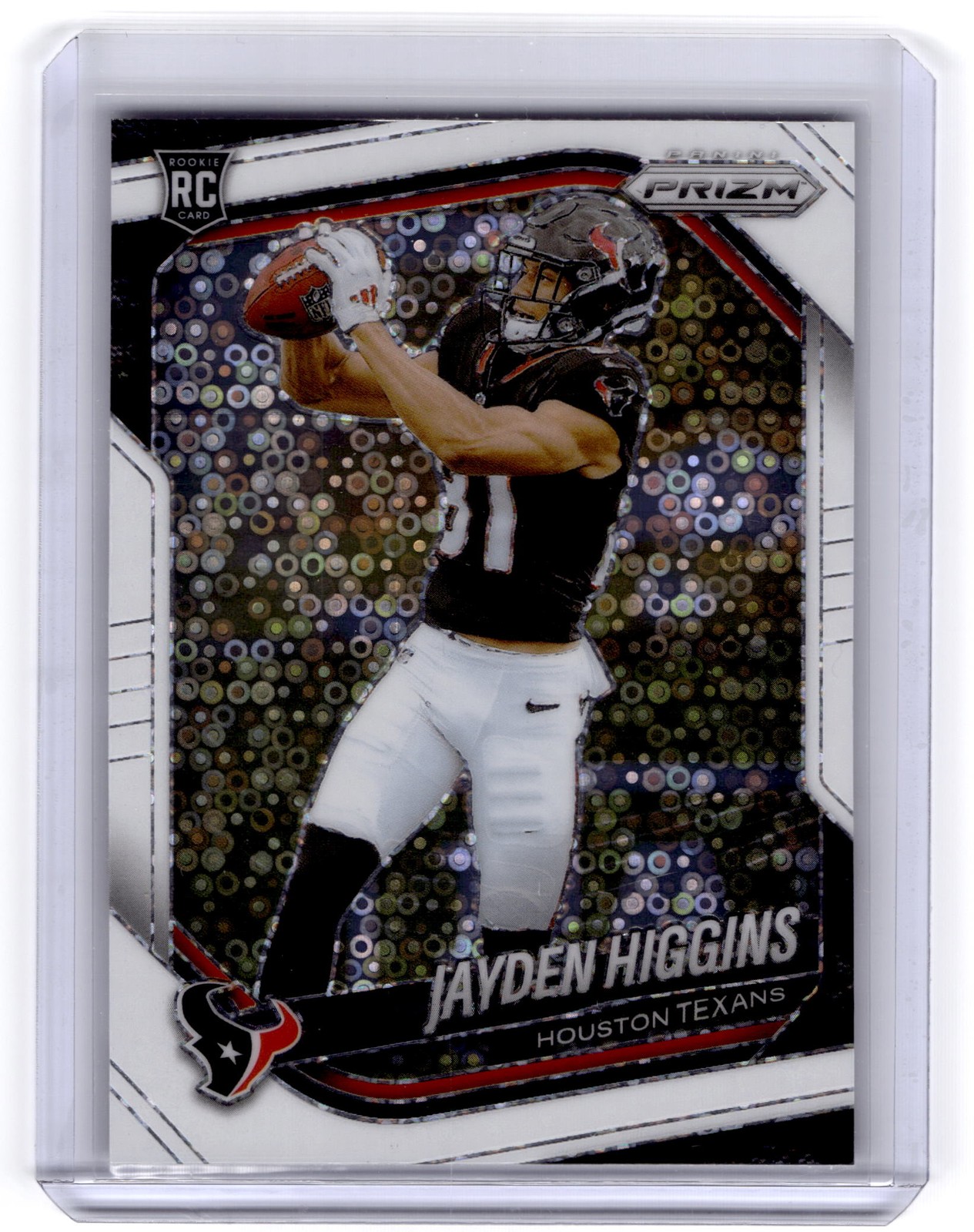 2025 Panini Prizm #376 Jayden Higgins White Disco