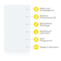 Upscreen Entspiegelungs Schutzfolie FüR Watchmark Ultra Matt Antireflex