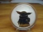 2021 Baby Yoda Grogu Star Wars 1 oz Silver 999 Round Disney NIUE Two Dollar coin