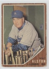 1962 Topps Walter Alston #217 HOF 1h7f