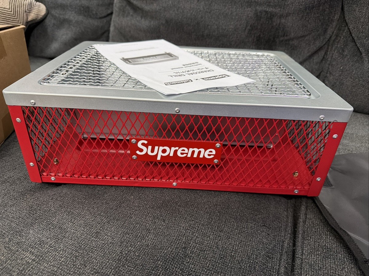 Supreme x Coleman Charcoal Tabletop Grill with Carrying Bag SS23