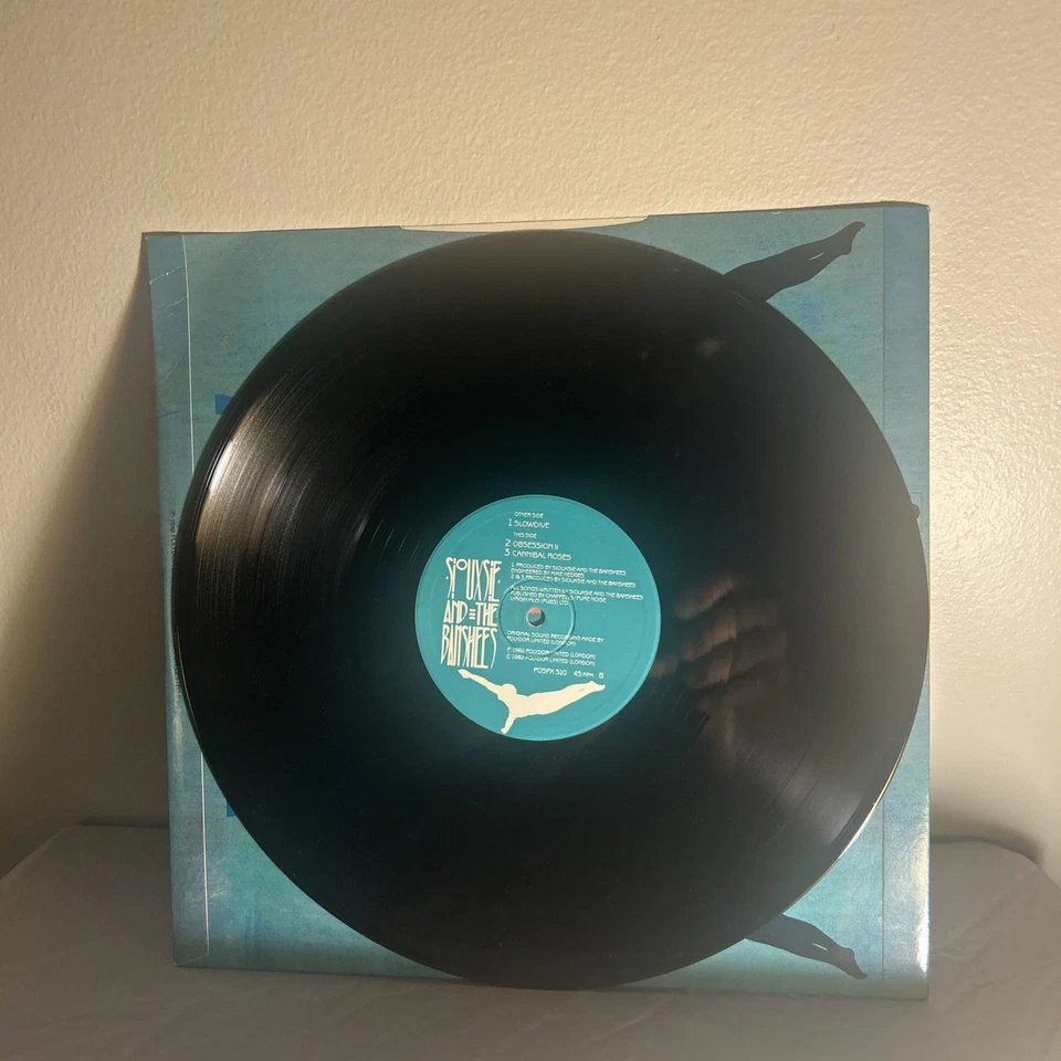 SIOUXSIE AND THE BANSHEES SLOWDIVE 1982 UK PRESS 12" VINYL RECORD EX/EX - Image 3 of 4