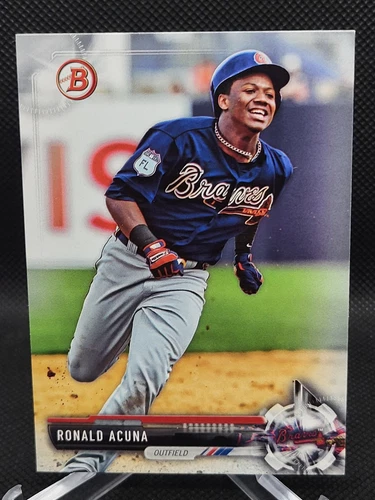 2017 Bowman Draft Chrome Prospect Ronald Acuna Jr.  Brave