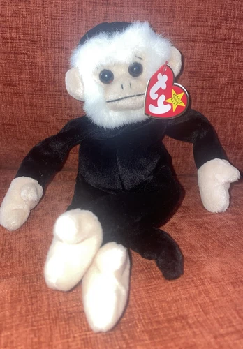 Ty Beanie Baby Mooch the Plush Spider Monkey Vintage 1998 Retired