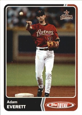 2003 Topps Total Baseball Card #27 Adam Everett