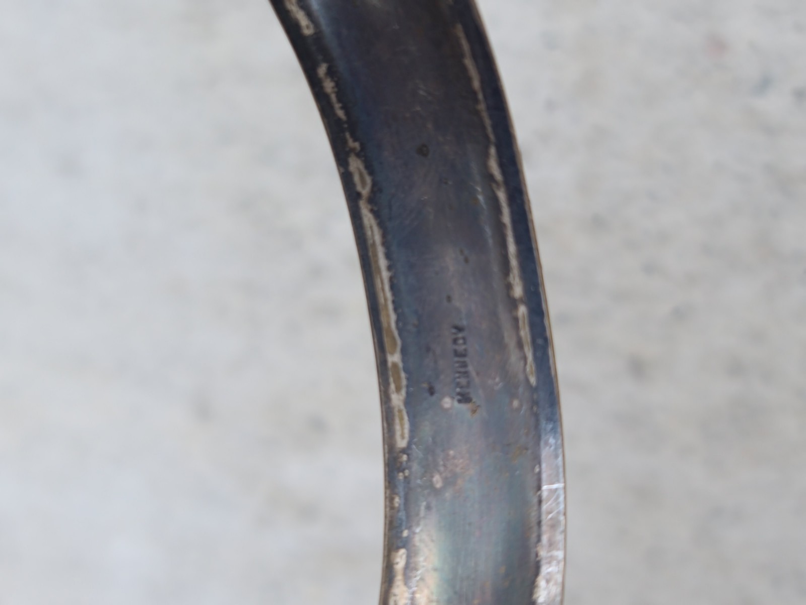 VTG Sterling 925 Solid Silver Bangle Bracelet Siz… - image 16