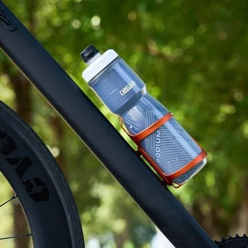  Cycles Side Load Water Bottle Cage, Side Entry Bike Water Bottle Right Orange