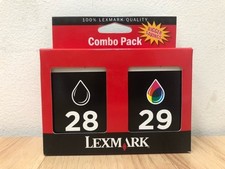 Lexmark 28 Black 29 Color Genuine Ink Cartridges For Z845, Z1300, Z1310, Z1320
