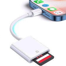 SD Card Reader New for 2025 Lightning to SD Card Reader for Cameras Digital