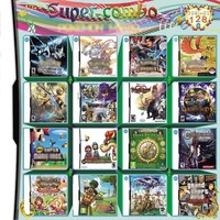 208 in 1 Game Cartridge, Retro Game Pack Card Compilation with 208 Games for DS,