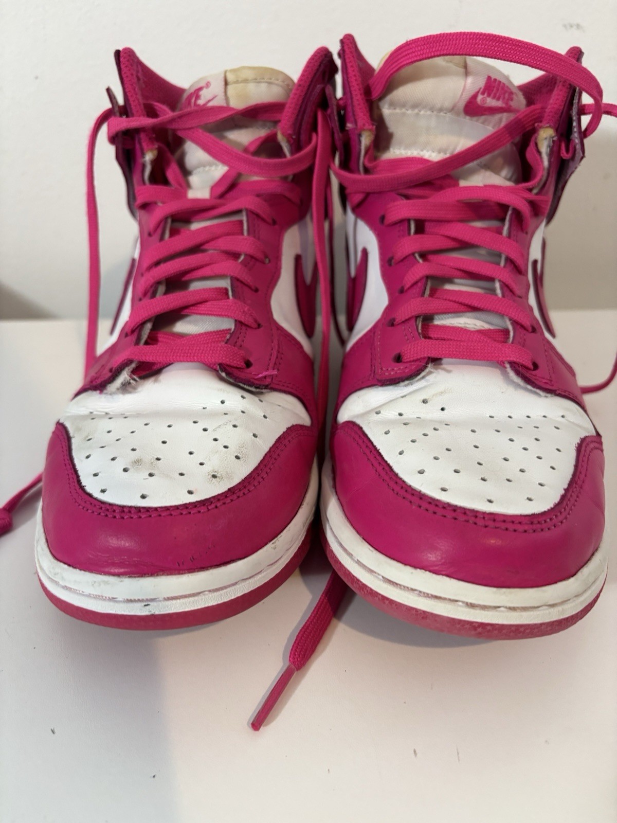 Nike Women Size 8 Dunk High Pink Prime High Tops Casual Sneakers thumbnail 2