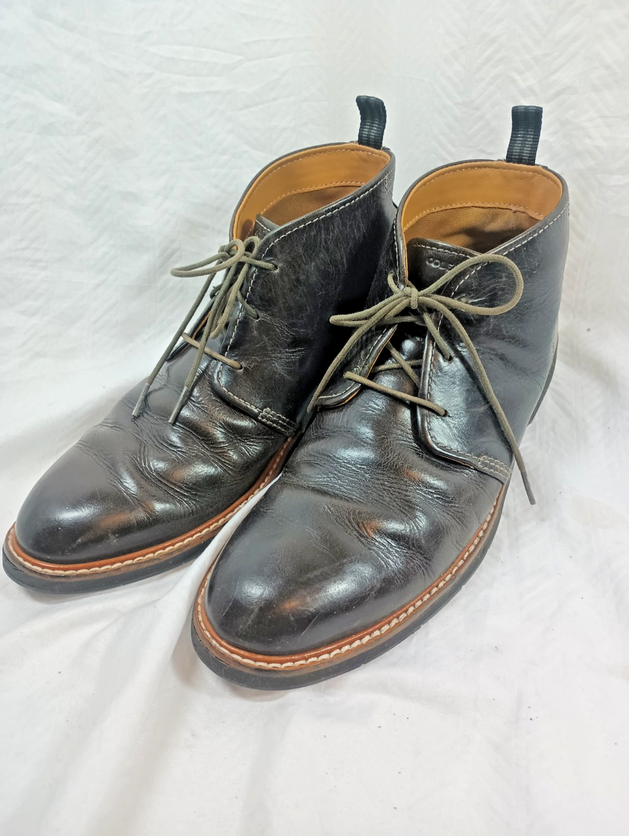 Cole Haan men's shoes, size 8-1/2 M, dark brown leather, ankle