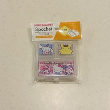 Sanrio x Daiso Hello Kitty 3 Pocket Pill Box Case Kawaii Small Accessory Storage