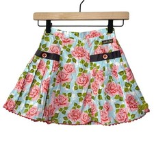Matilda Jane Girls Salt Water Taffy Skirt Sz 4 Floral 2013 Good Hart Collection