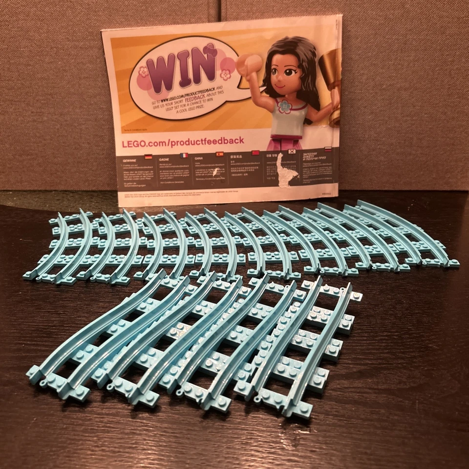 LEGO Roller Coaster Track 12 Piezas Lego Friends 41130 6147028 6125658 Manual Foto 2 de 2