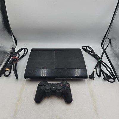 Sony Ps3 Super Slim CECH-4001B Playstation 3 W/ Controller - Tested Working
