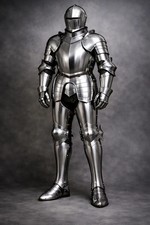 Medieval Full Suit of Armor Handmade Steel Knight Larp Costume Cosplay Armor Set