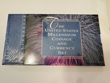 Sealed 2000 American Eagle Silver Dollar — US Coinage And Currency Set ￼