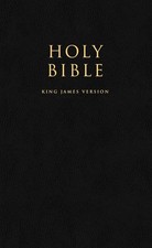 Image of HOLY BIBLE: King James Version (KJV) Popular Gift & Award Black Leatherette Edit
