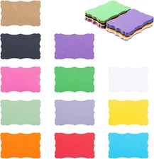 120 Pieces Small Mini Business Cards Vintage Assorted Colors Blank Note Cards Gi