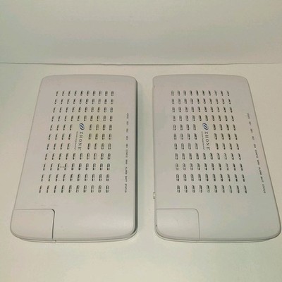(Lot Of 2) Zhone ZNID-GPON-2424A-NA Indoor Multimedia Optical Network Terminal 