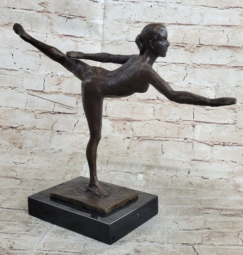 Edgar Degas, Dancer (Large Nude) Hot Cast Bronze Sculpture Collector Decor - Picture 4 of 10
