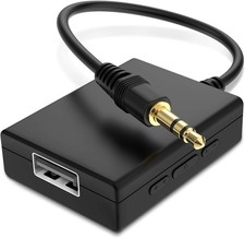 USB to Aux Audio Adapter, 3.5Mm Male to USB Female Adapter for Playing Music wit