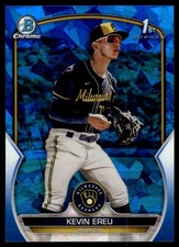 2023 Bowman Chrome Prospects Sapphire Kevin Ereu Milwaukee Brewers #BCP-229