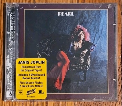 Janis Joplin   Pearl CD 1999 Remastered 4 Unrealesed Bonus Tracks Rock Columbia