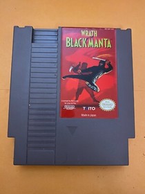 NES 8 Game Lot Nintendo N.E.S. includes Wrath Black Manta, SMB & WWF