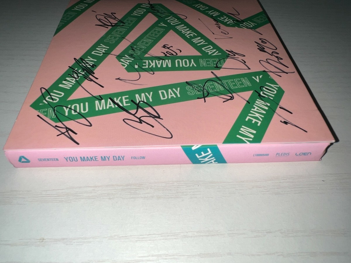 SEVENTEEN YOU MAKE MY DAY ジョンハン サイン入り SEVENTEEN YOU MAKE MY DAY ジョンハン サイン入り SEVENTEEN