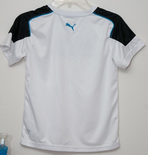 NWOT BEAUTIFUL 2PC PUMA BOYS ATHLETIC OUTFIT SET WHITE BLACK SZ 6 $74 - Picture 4 of 5