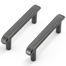 10 Pack Cabinet Hardware Antique Silver Cabinet Handles 3 Inch Hole to Hole -...